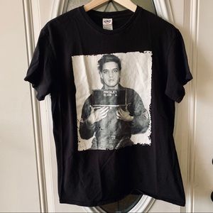 Vintage Elvis music tee shirt black M t-shirt